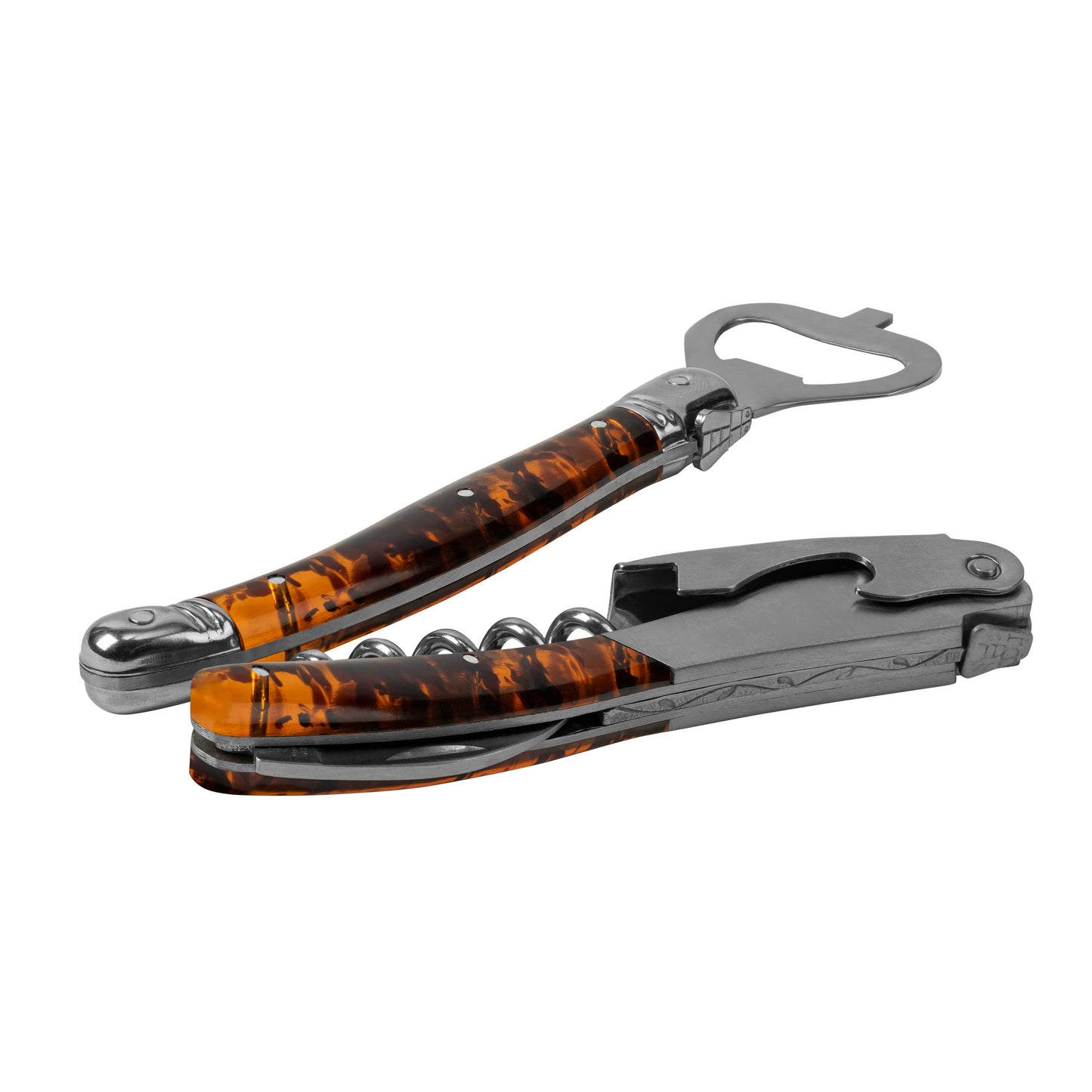 Laguiole Tortoise Shell Barware Set