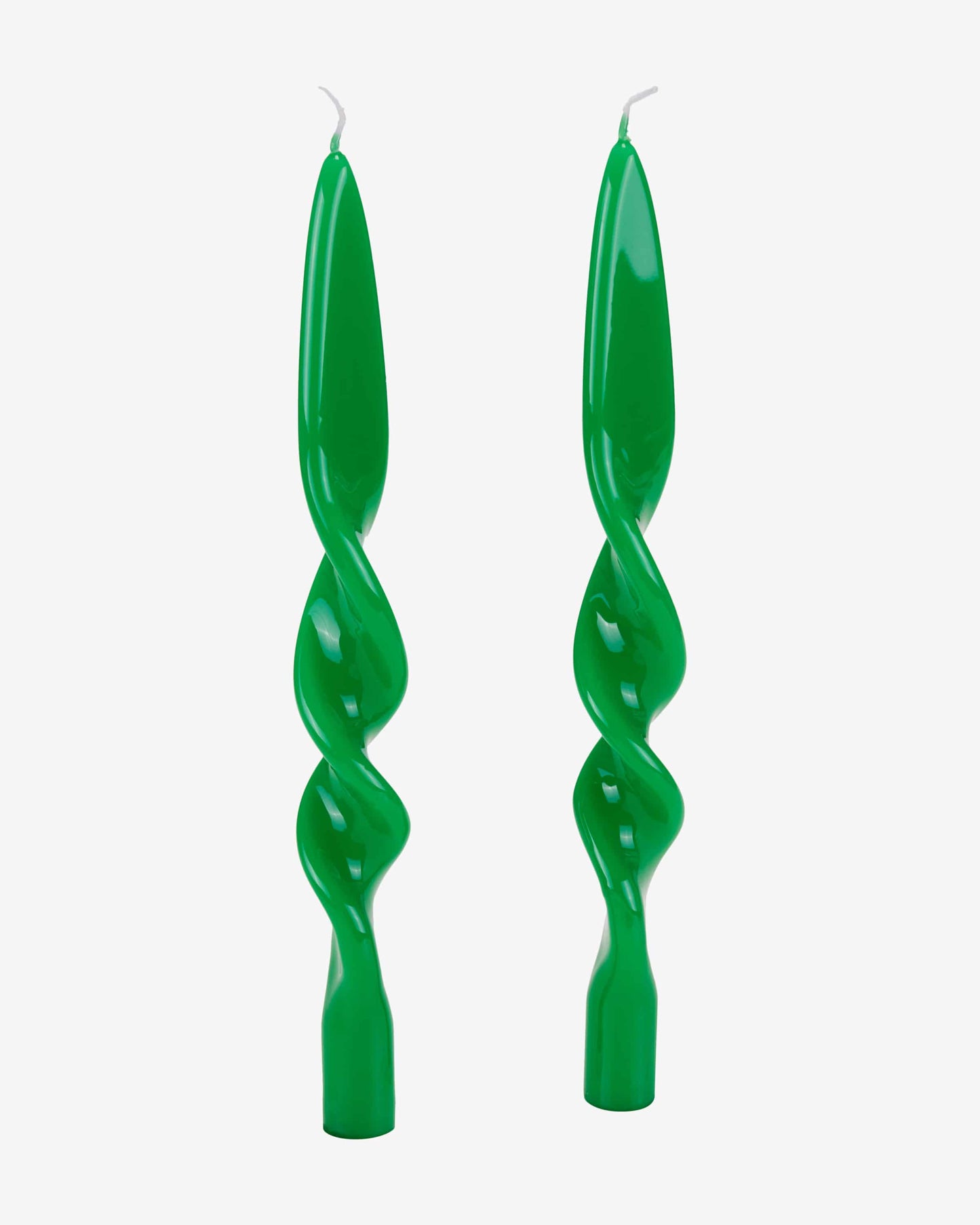 Meloria Candle Sticks - Box of 2, Green