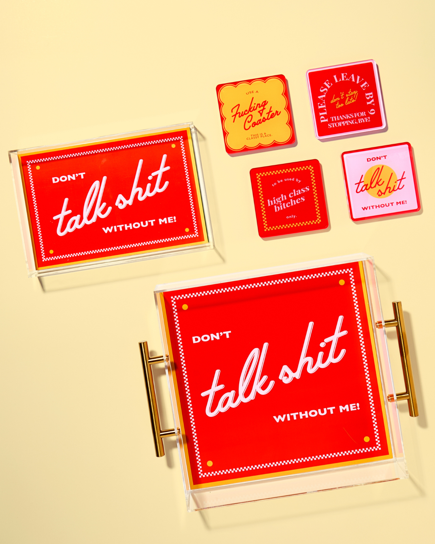 Snarky Red | Set of 4 Coasters