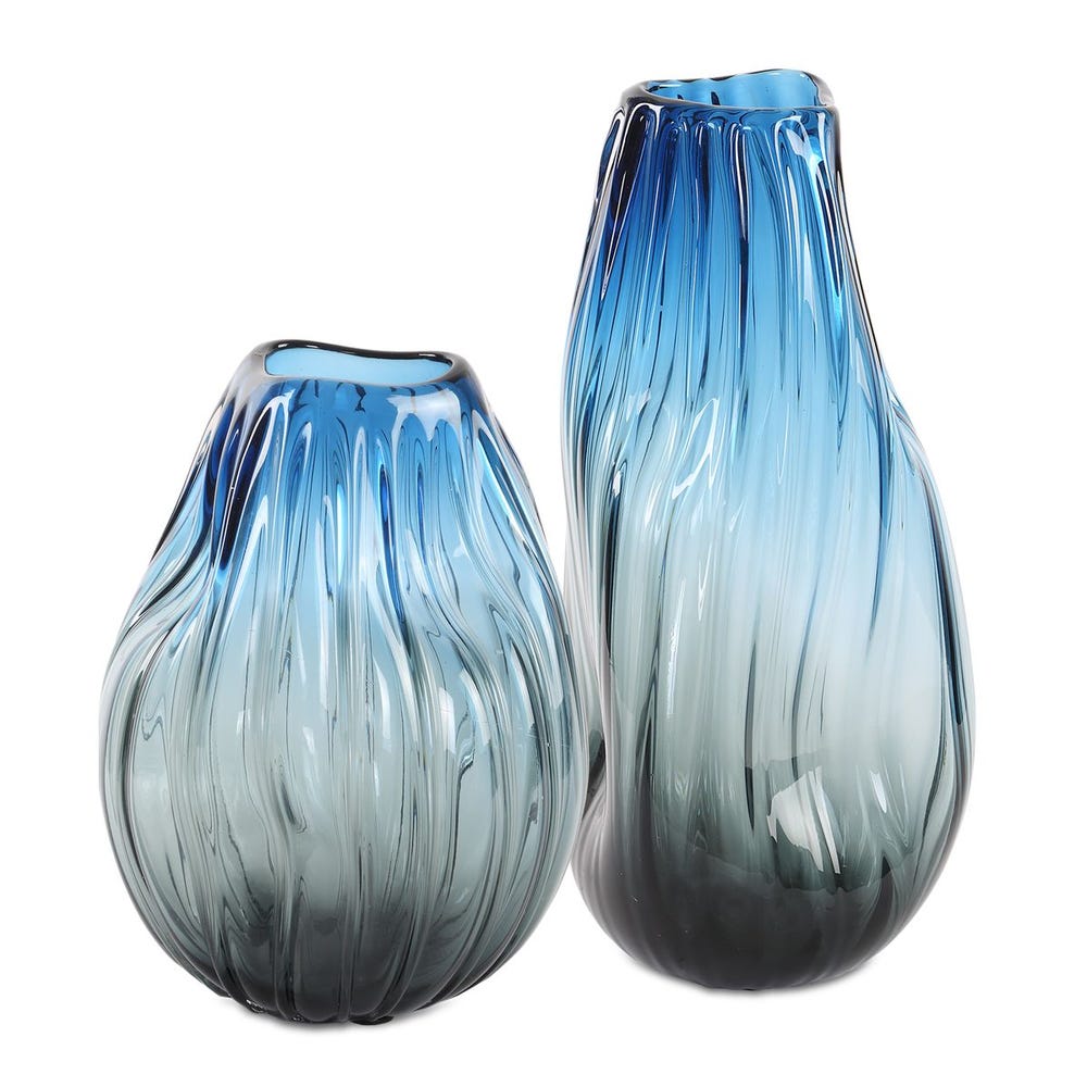 Midnight Horizon Vases, Set of 2