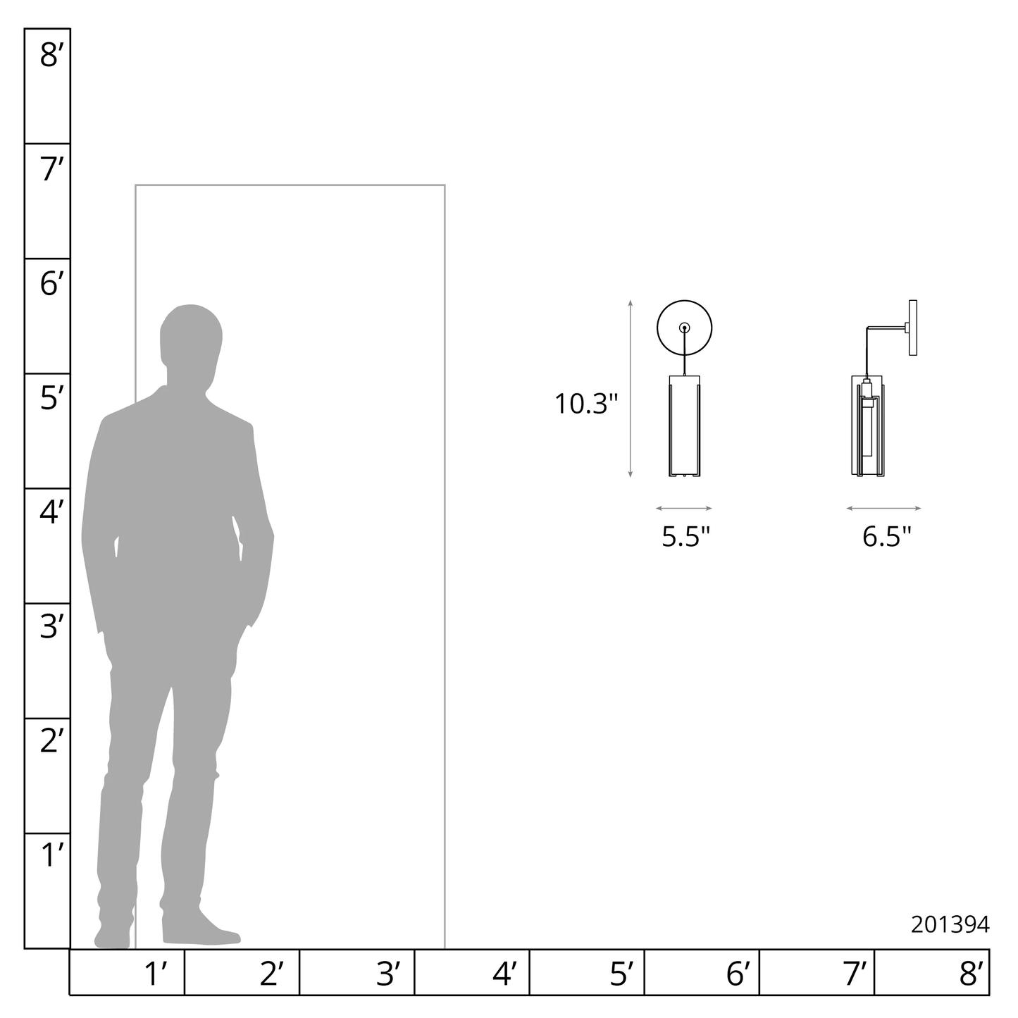 Exos Glass Mini Sconce, Soft Gold/Clear