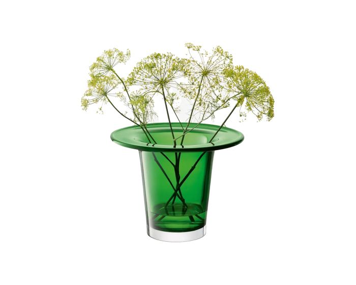 Victoria Vase/Lantern 7.5in Fern Green