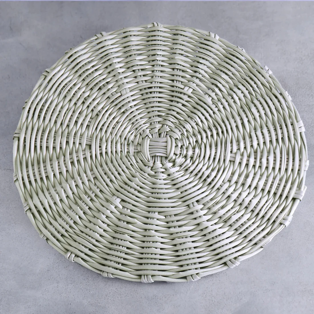 VIDA Faux Wicker Placemats Seagrass -  Set of 4