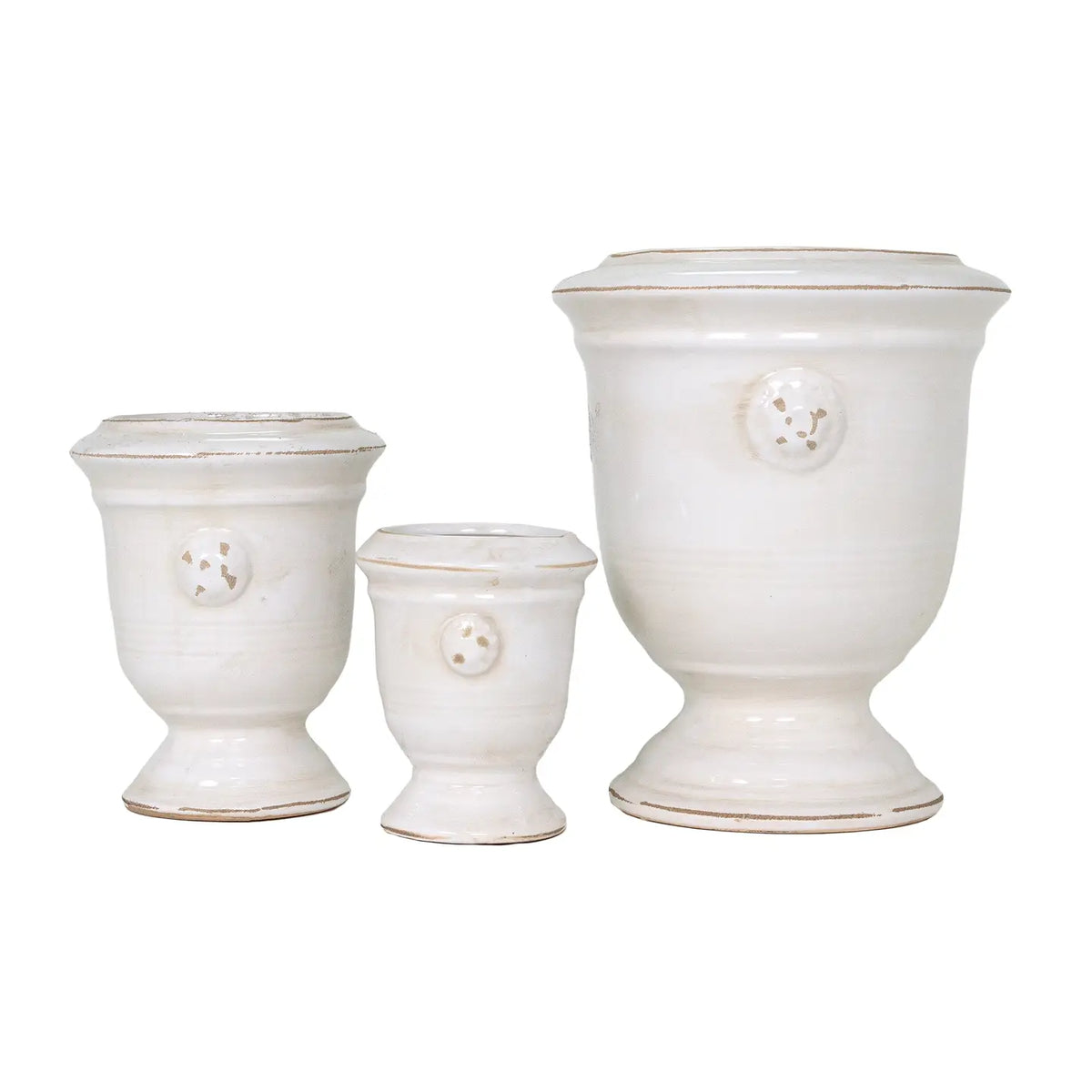 Tuscan Planters, set of 3