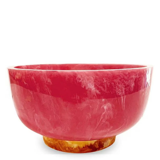 Resin Rio Large Bowl / Pink & Orange