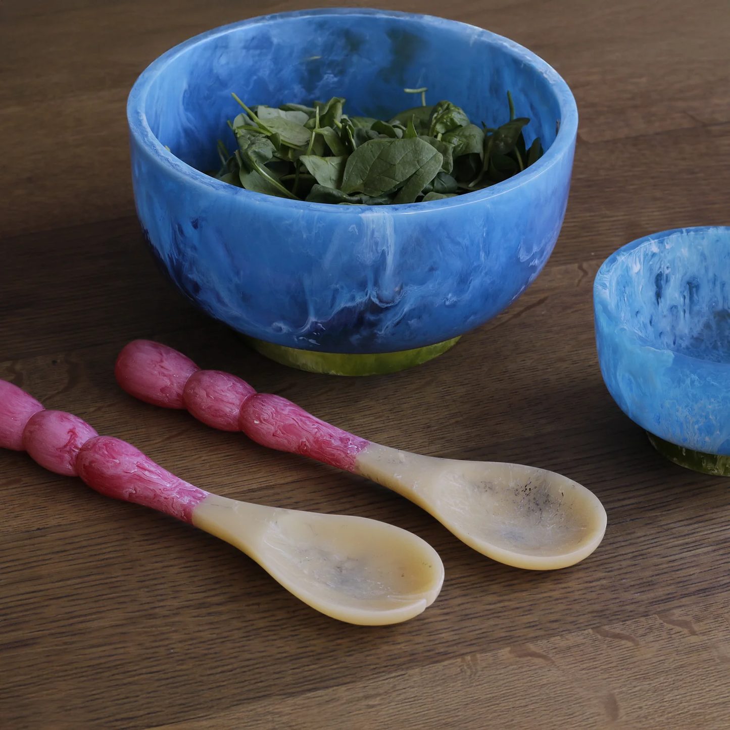 Resin Rio Large Bowl / Blue & Green