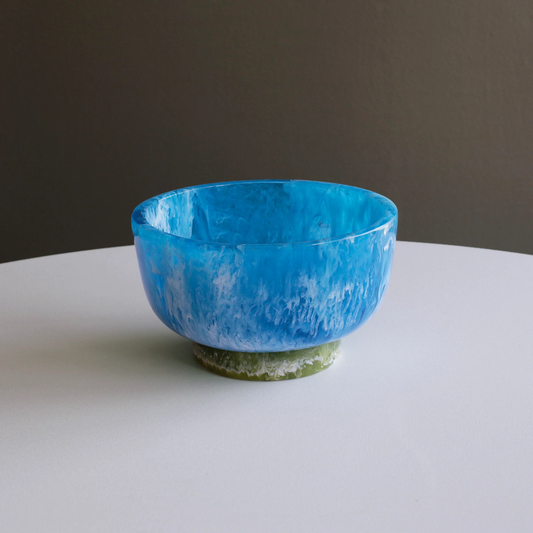 Resin Rio Small Bowl / Blue & Green
