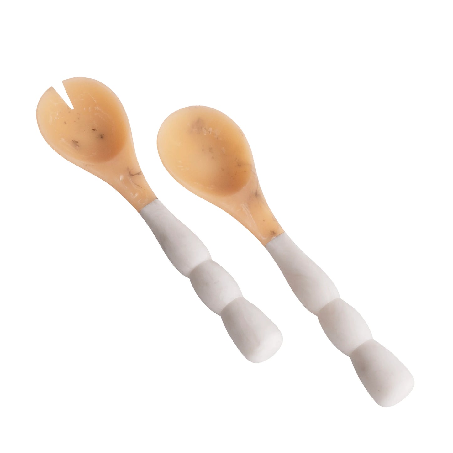 RESIN Sorbet Salad Servers (Coconut)