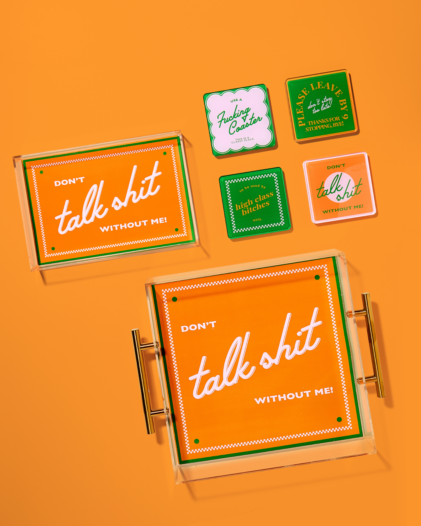 Snarky Orange | Set of 4 Coasters