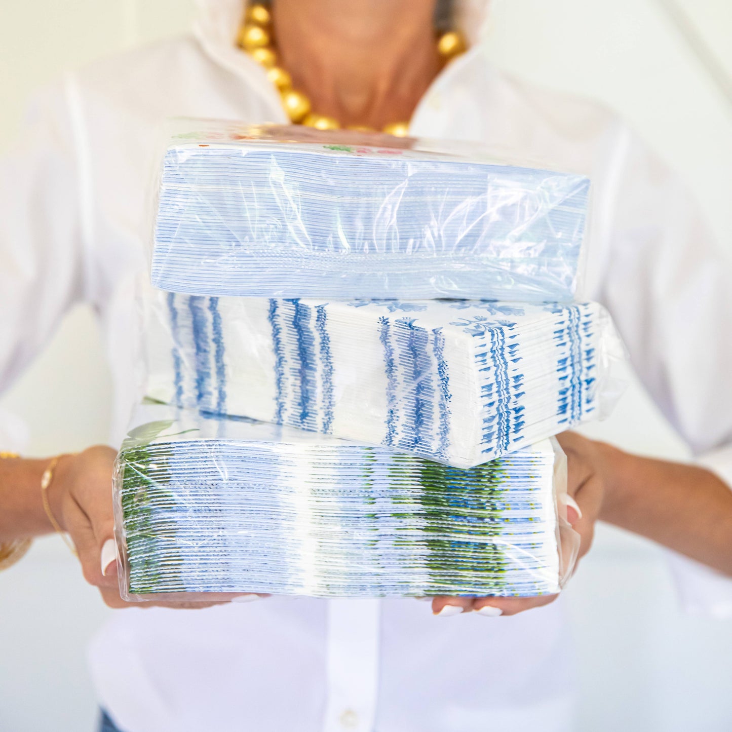 Paper Guest Towels | Blue Trellis