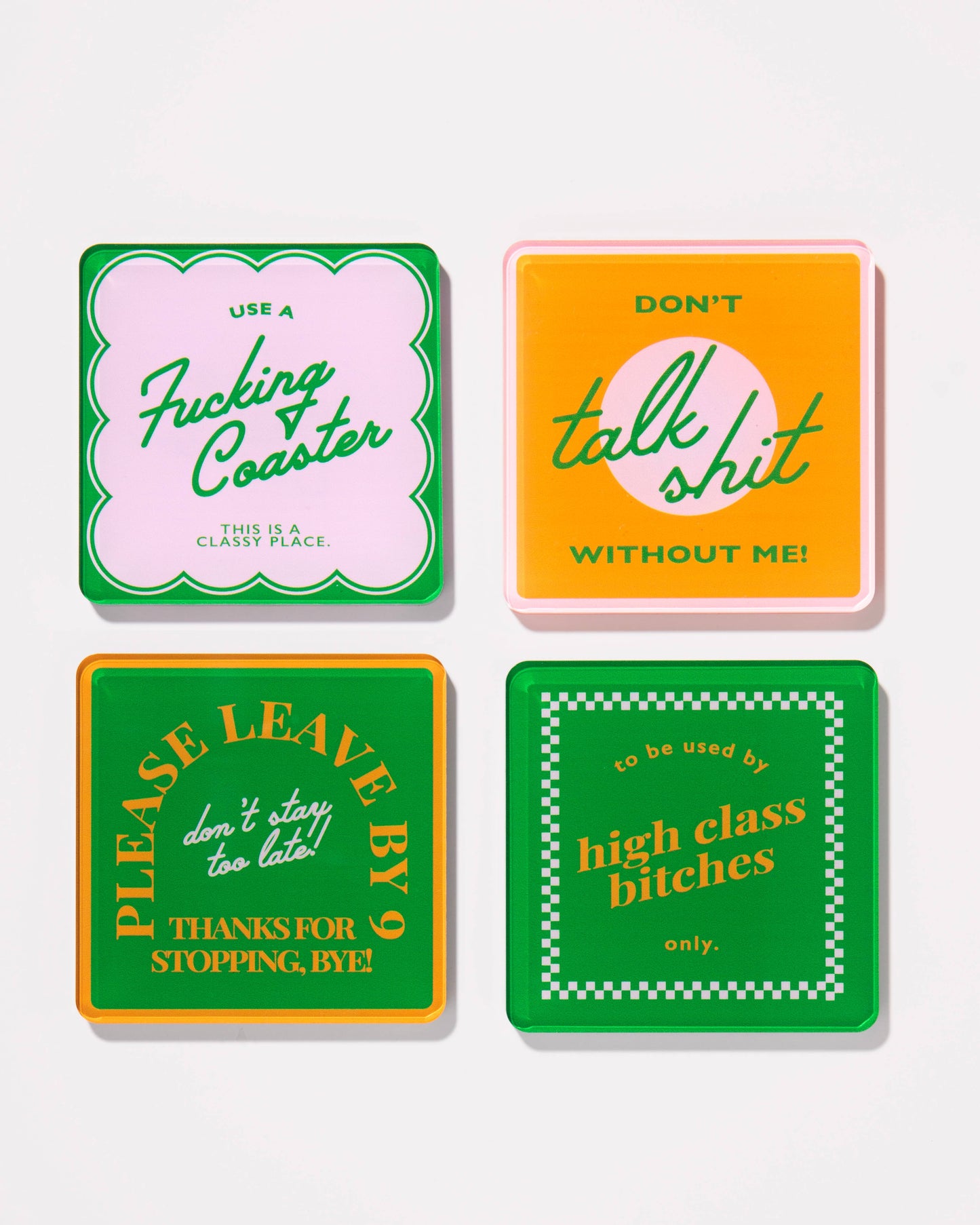 Snarky Orange | Set of 4 Coasters