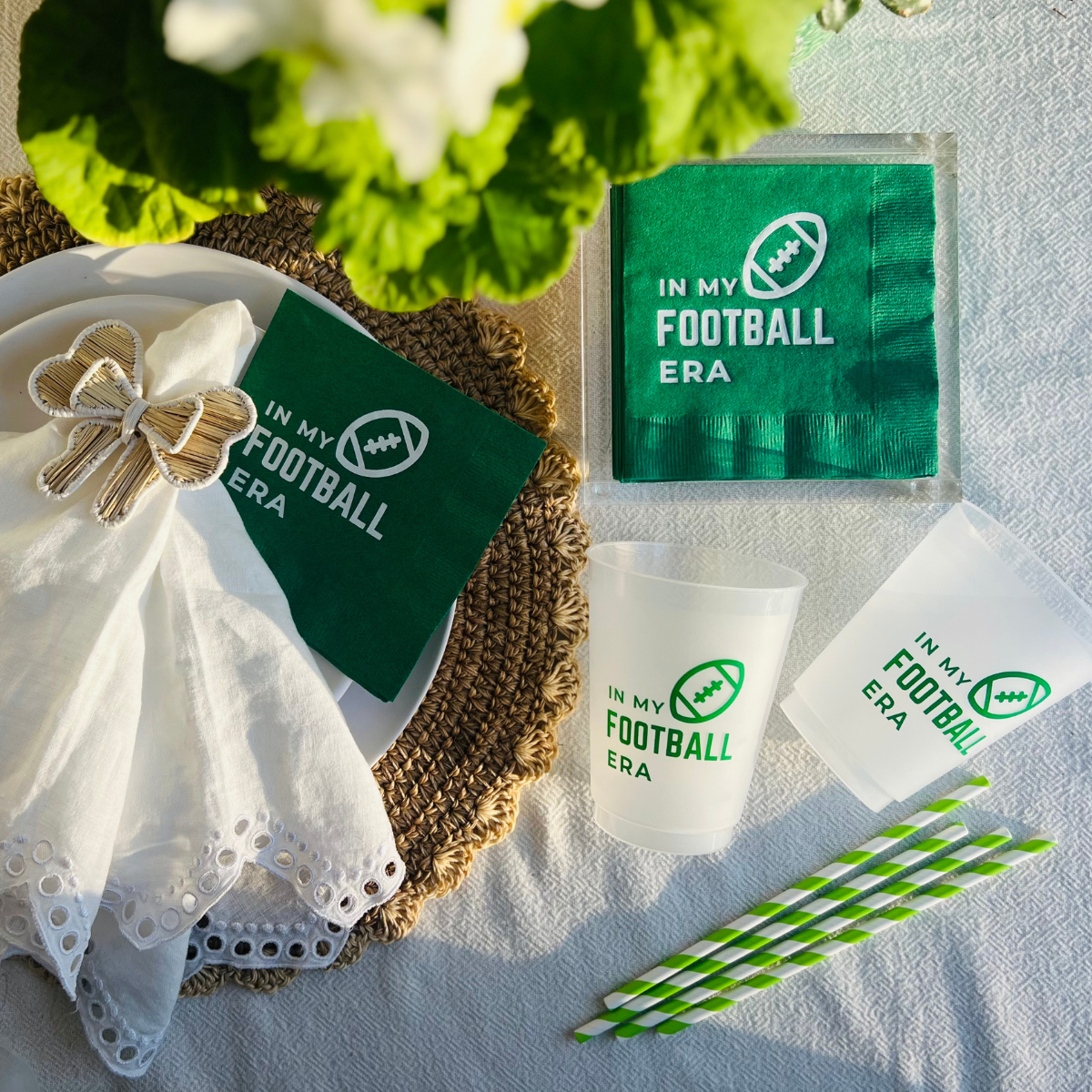 In My Football Era Game Day Paper Cocktail Napkins