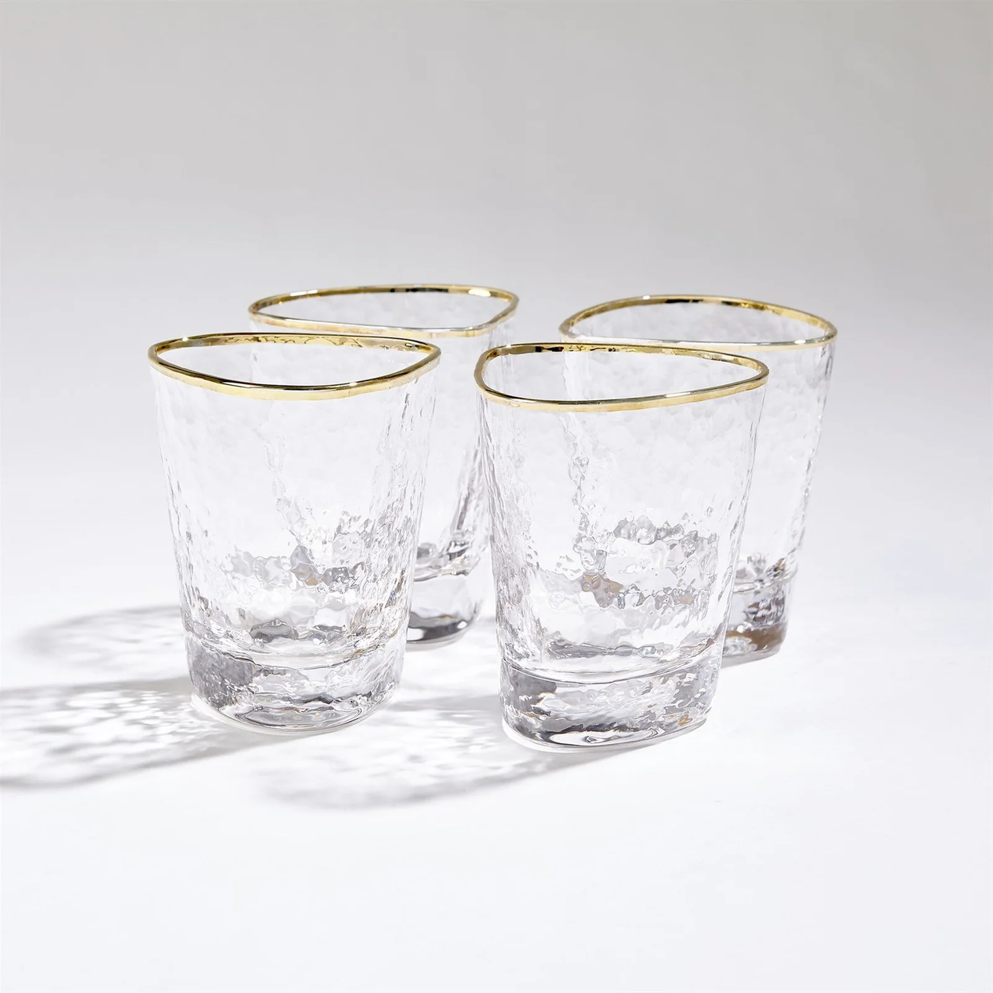 Hammered DOF Glasses / Set of 4