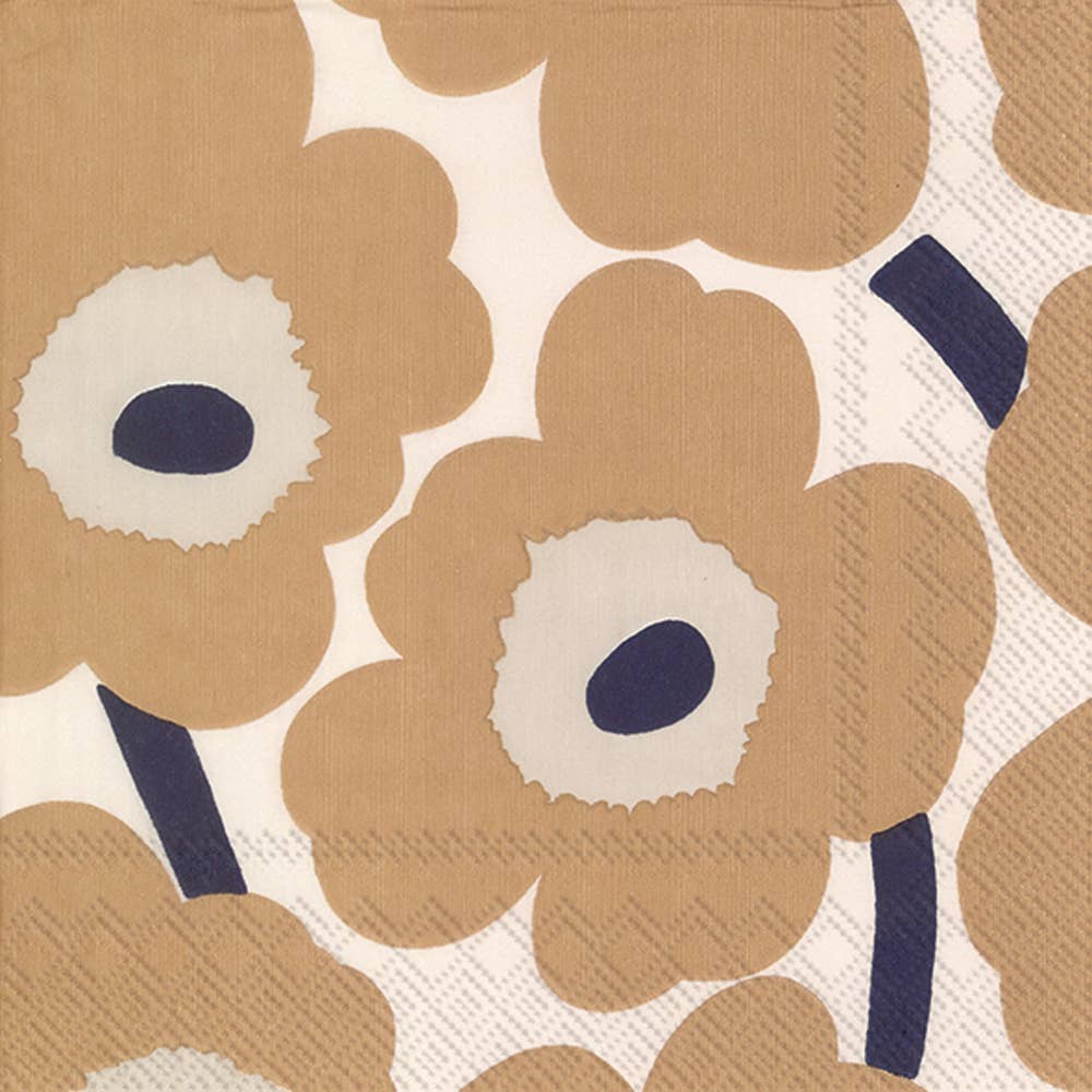 Marimekko Unikko linen Cocktail Napkins