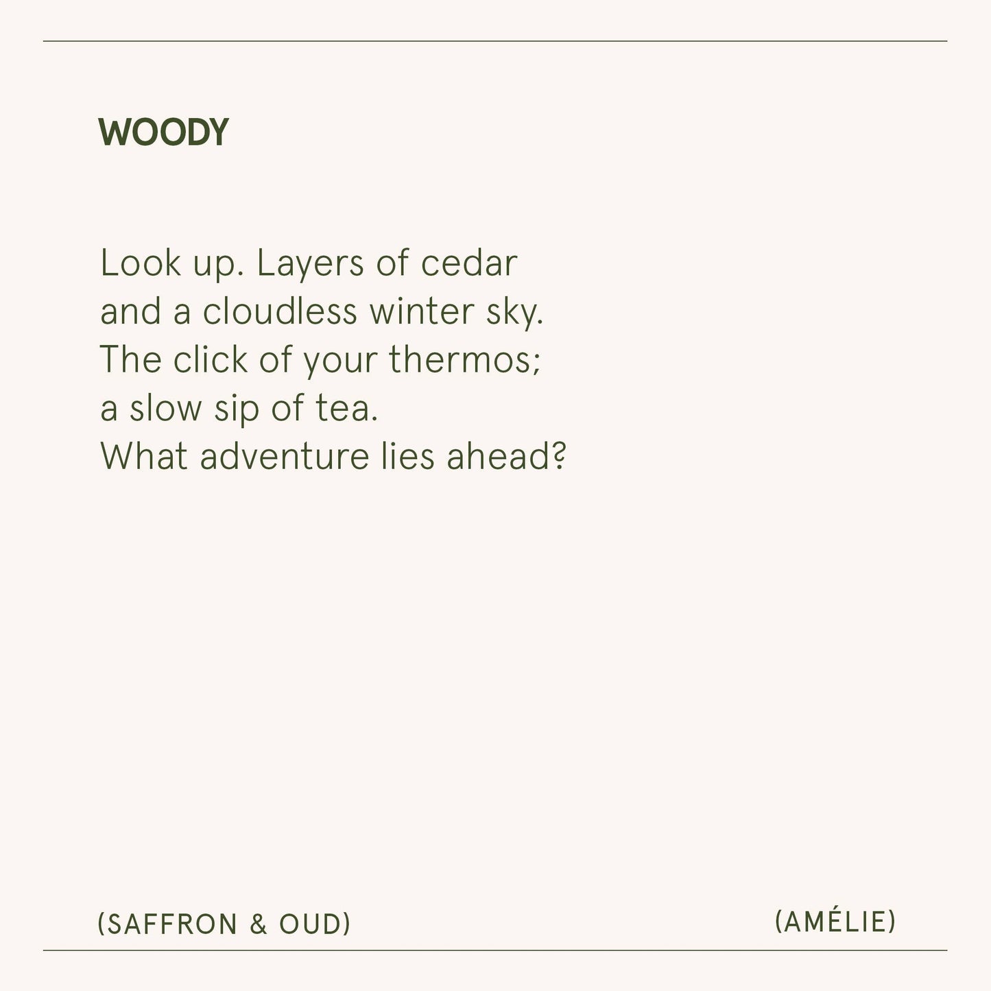 Amélie - Saffron & Oud 11oz Candle Tester