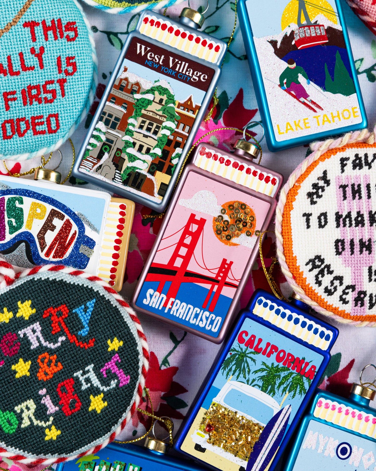 Matchbook Ornament - West Village