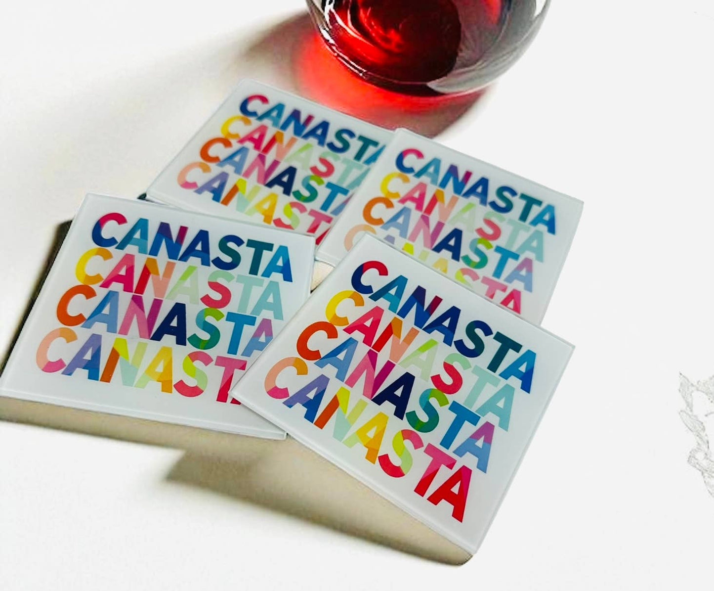 Canasta Canasta Canasta Art Coaster Set