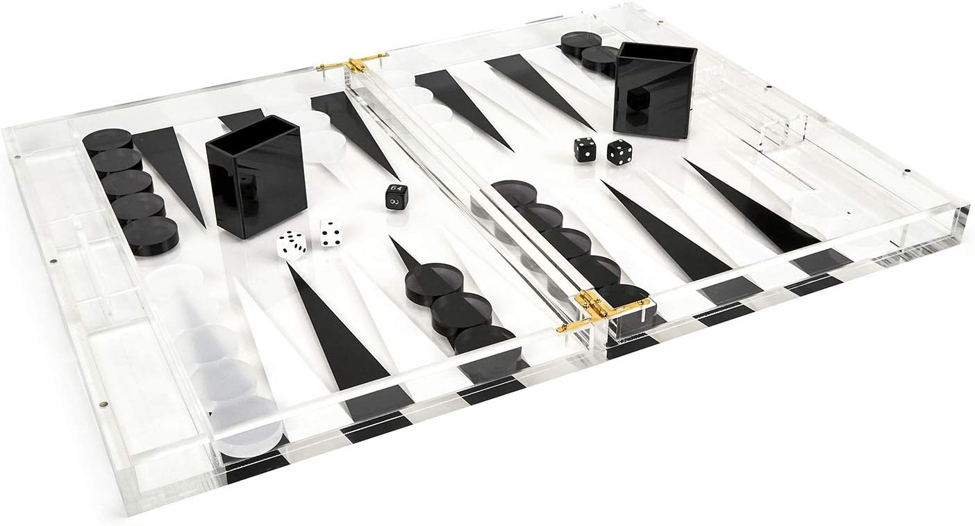 Acrylic backgammon