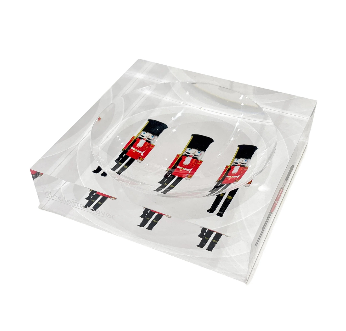 Nutcracker Acrylic Candy Dish
