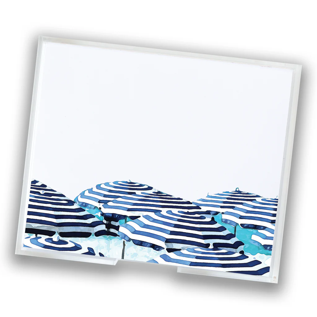 Large Blue Umbrella Notepad