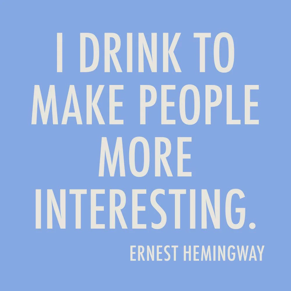 I Drink to Make People More Interesting Cocktail Napkin
