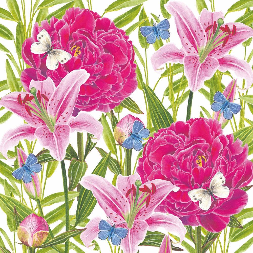 Bev-Peonies and Lillies