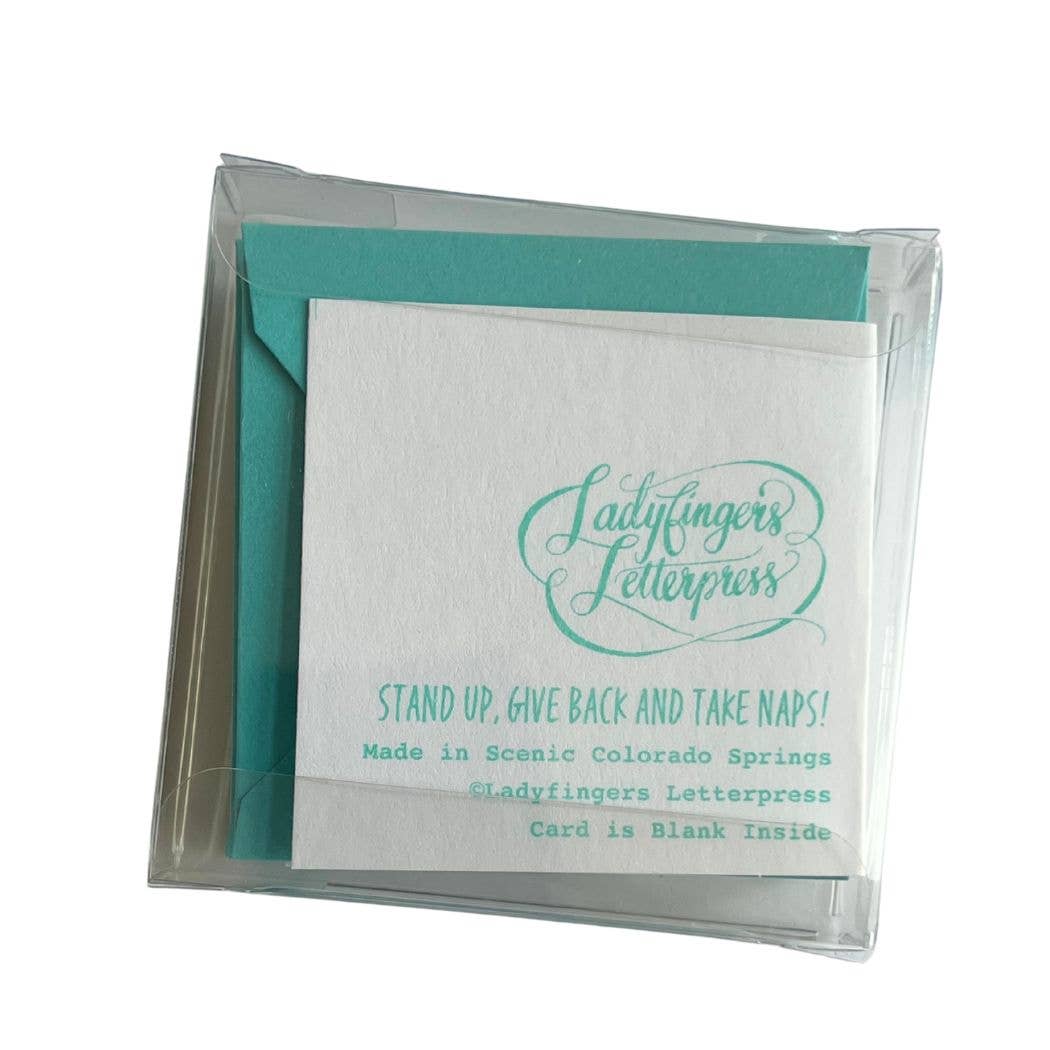 Congratulations Text Tiny Card: Individual