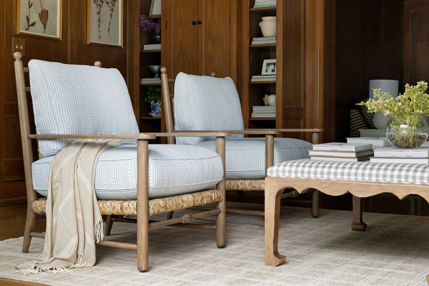 June Club Chair / Wilshire Willow