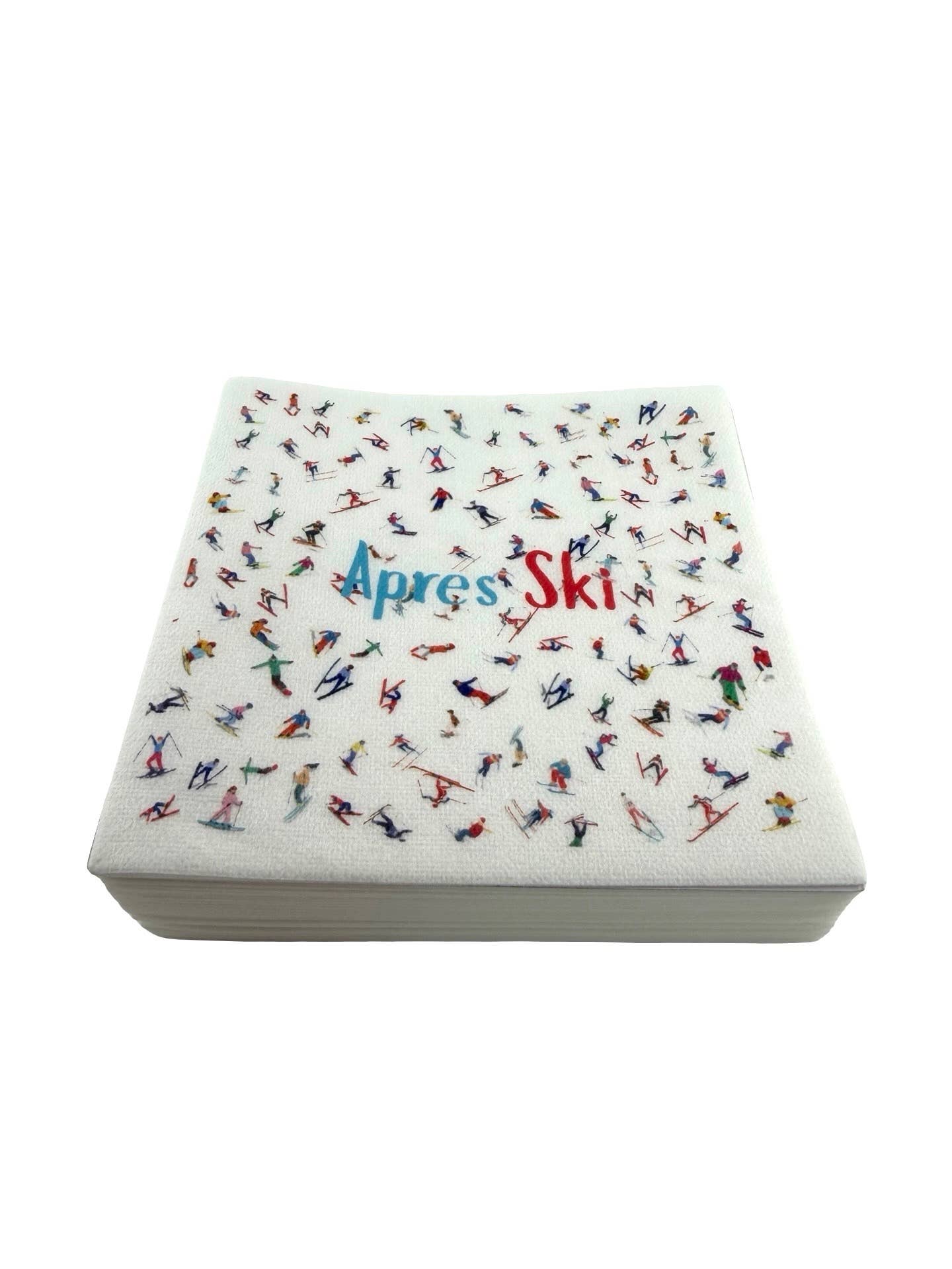 Linen-Feel Cocktail Napkins, Apres Ski