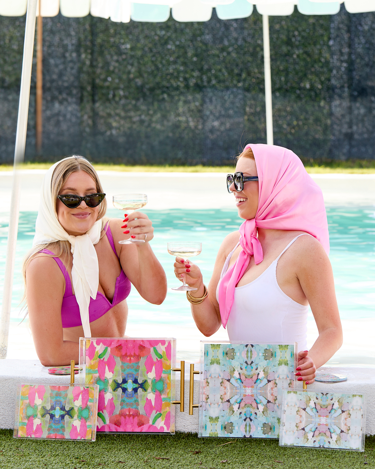 Pink Paradise Tray | Laura Park Designs x Tart By Taylor