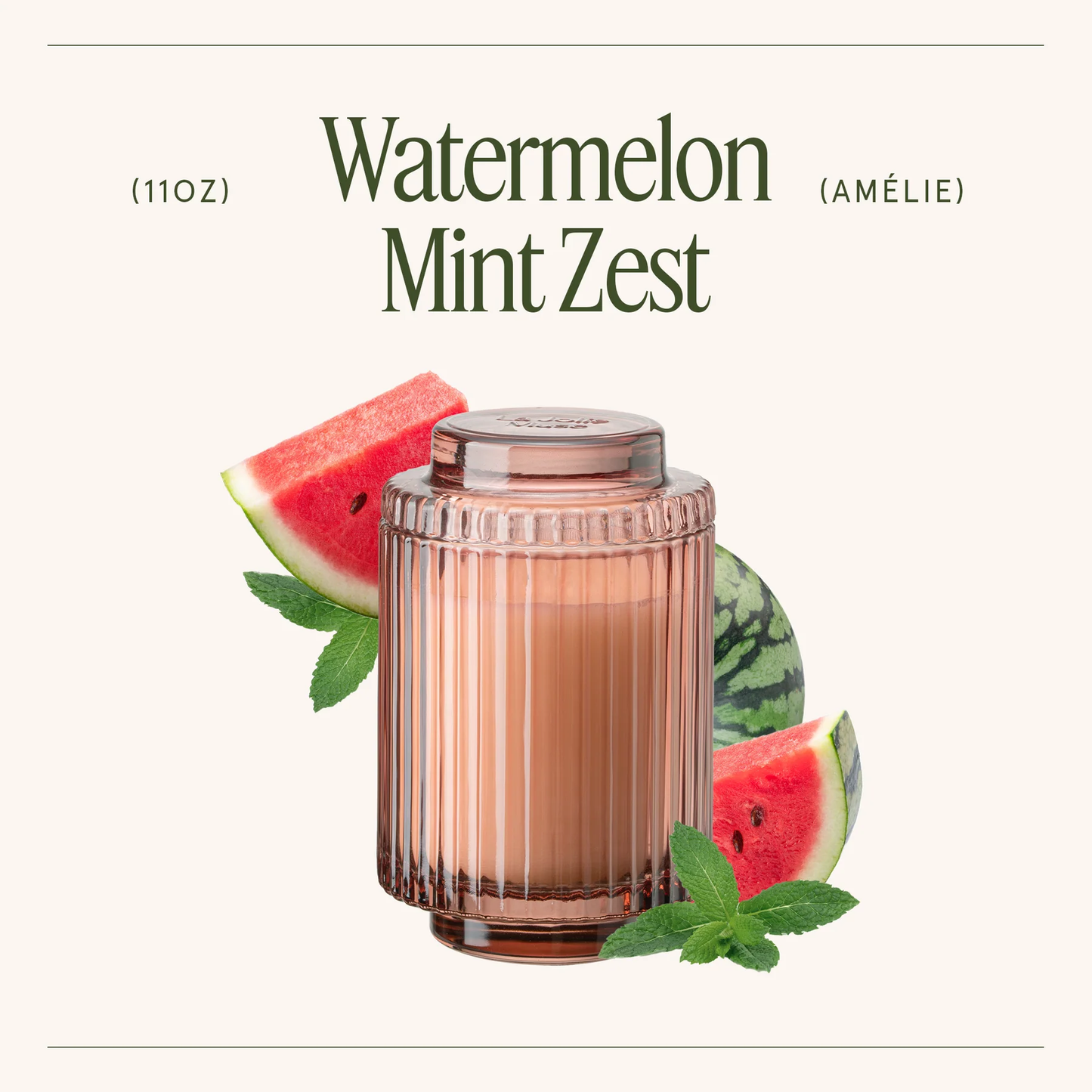 Amelie - Watermelon Mint 11oz Candle