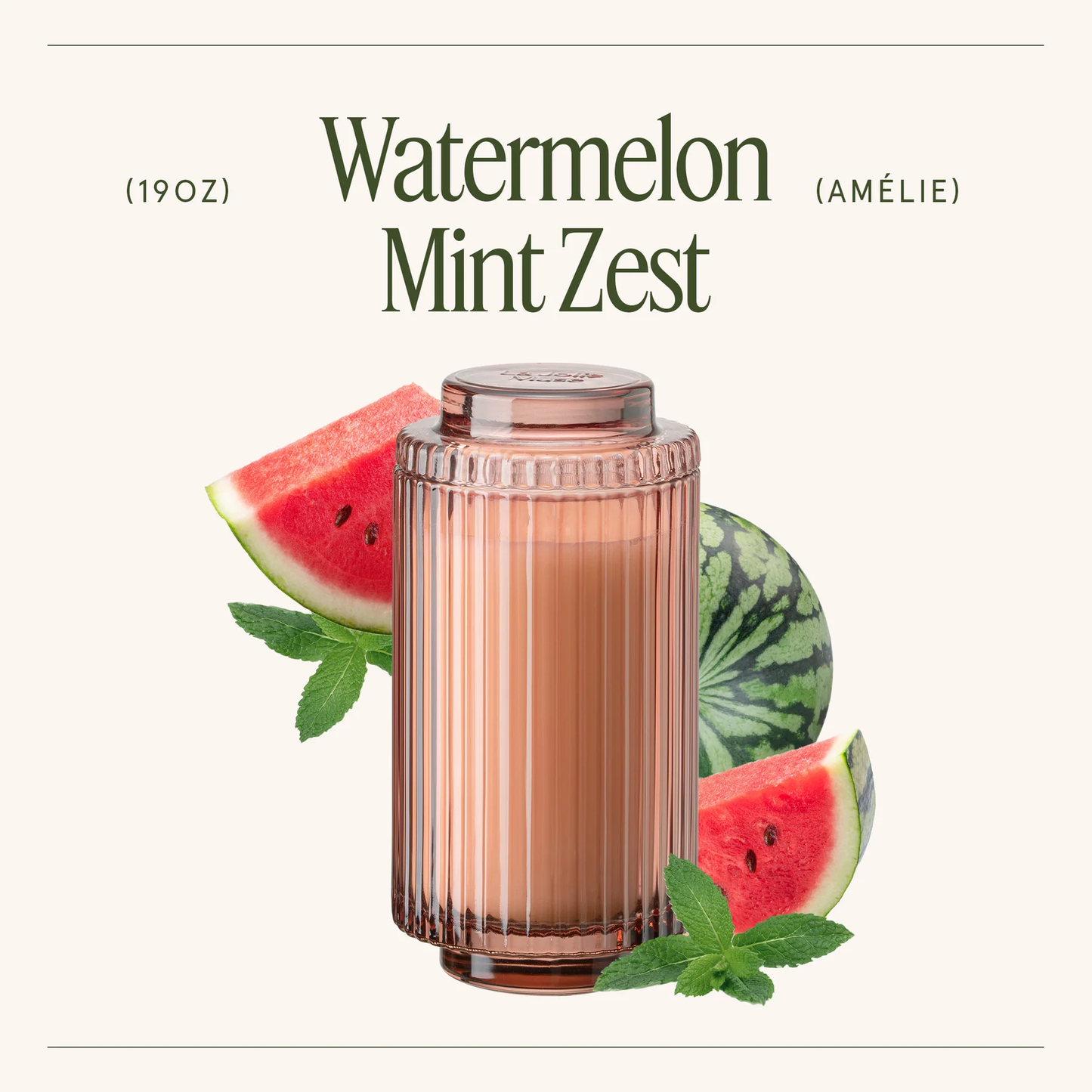 Amelie - Watermelon Mint 19 oz Candle