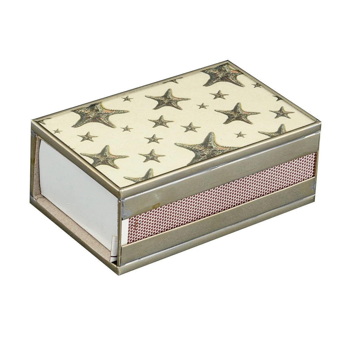 Blue Nubby Starfish Matchbox cover