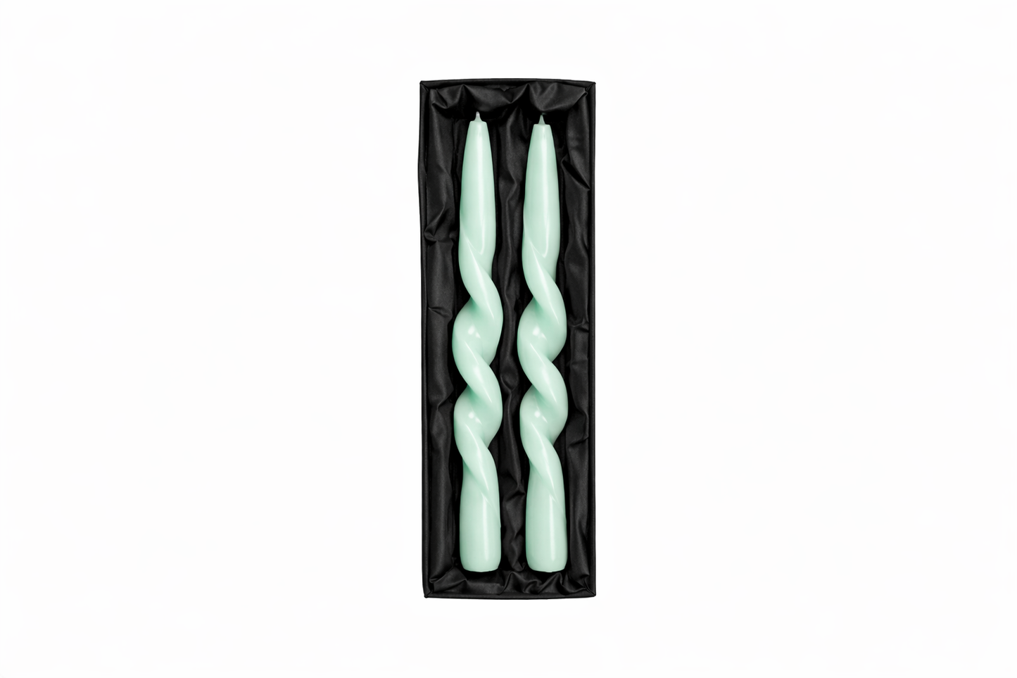 Meloria Candlesticks - Box of 2, Water Green