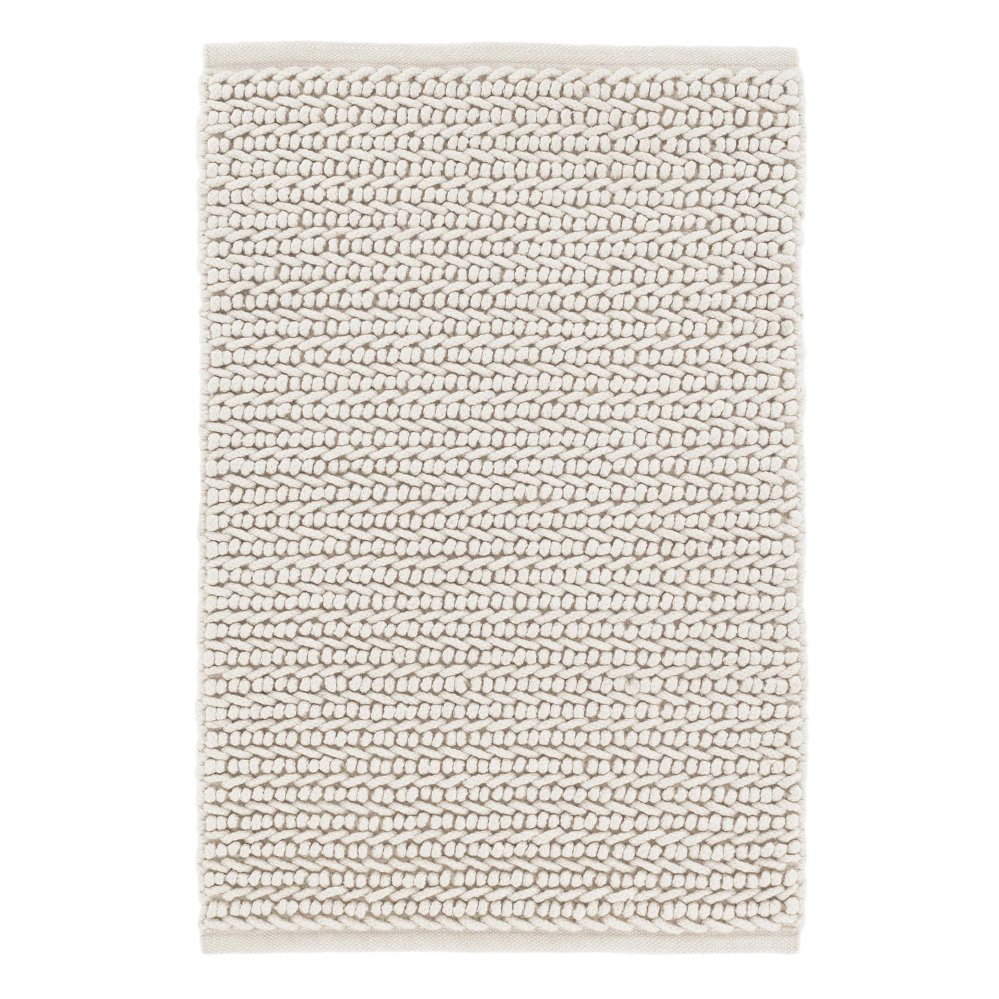 Veranda Ivory Handwoven Performance Rug, 5 x 8