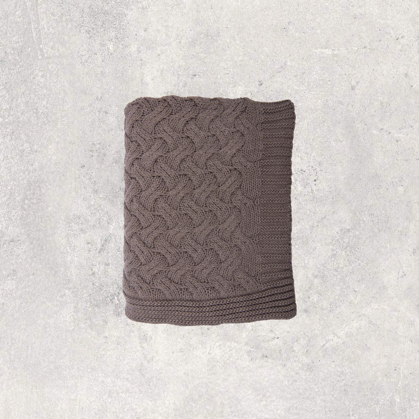Drapa Dark Brown Throw