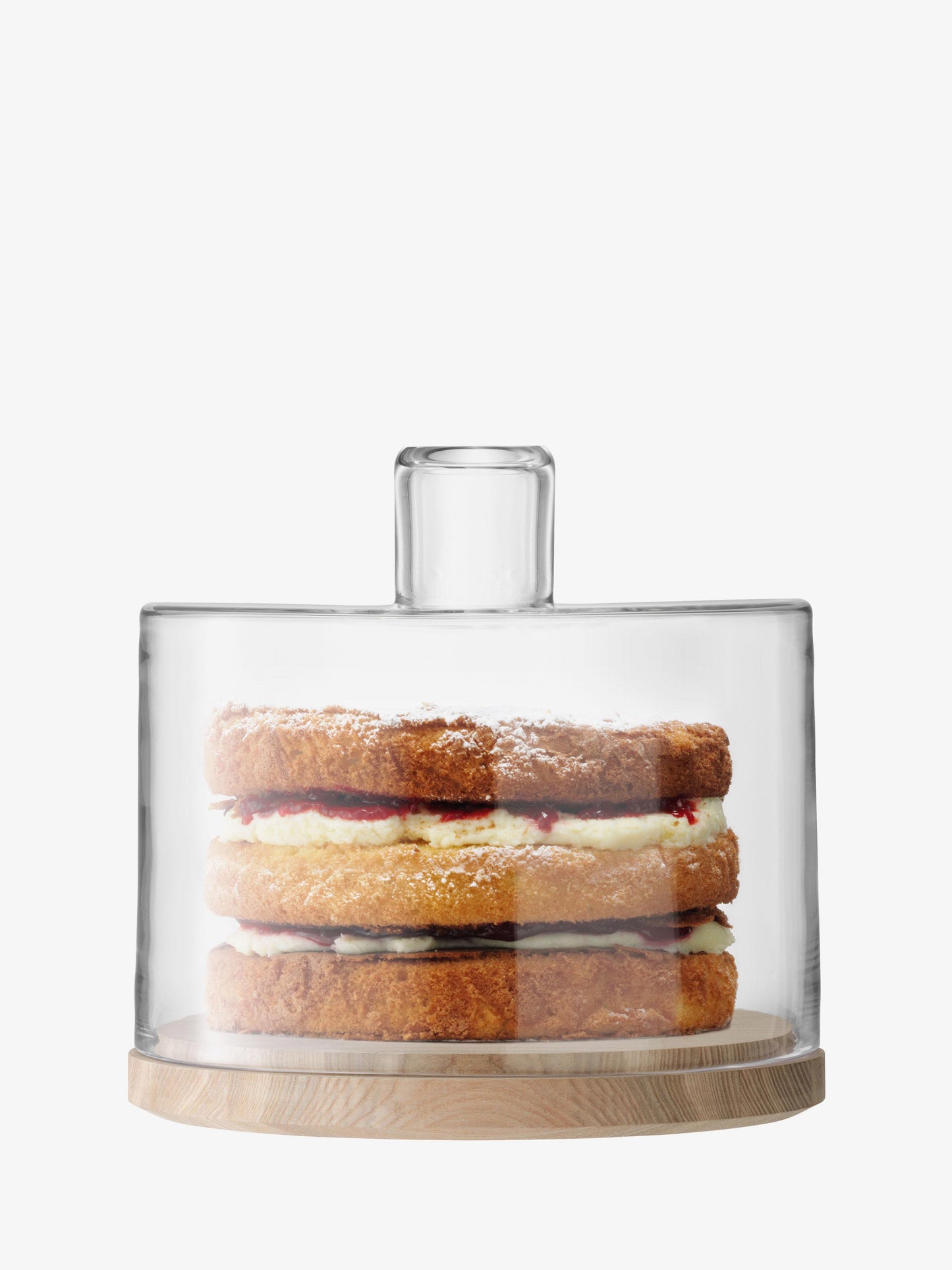 Lotta Cheese/Pastries Dome & Ash Base 9.75 in