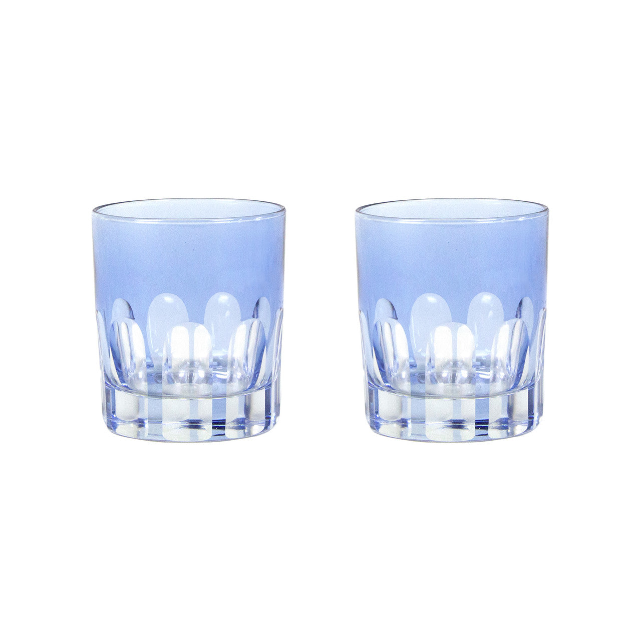 Rialto Glass Old Fashioned/Thistle, Set of 2