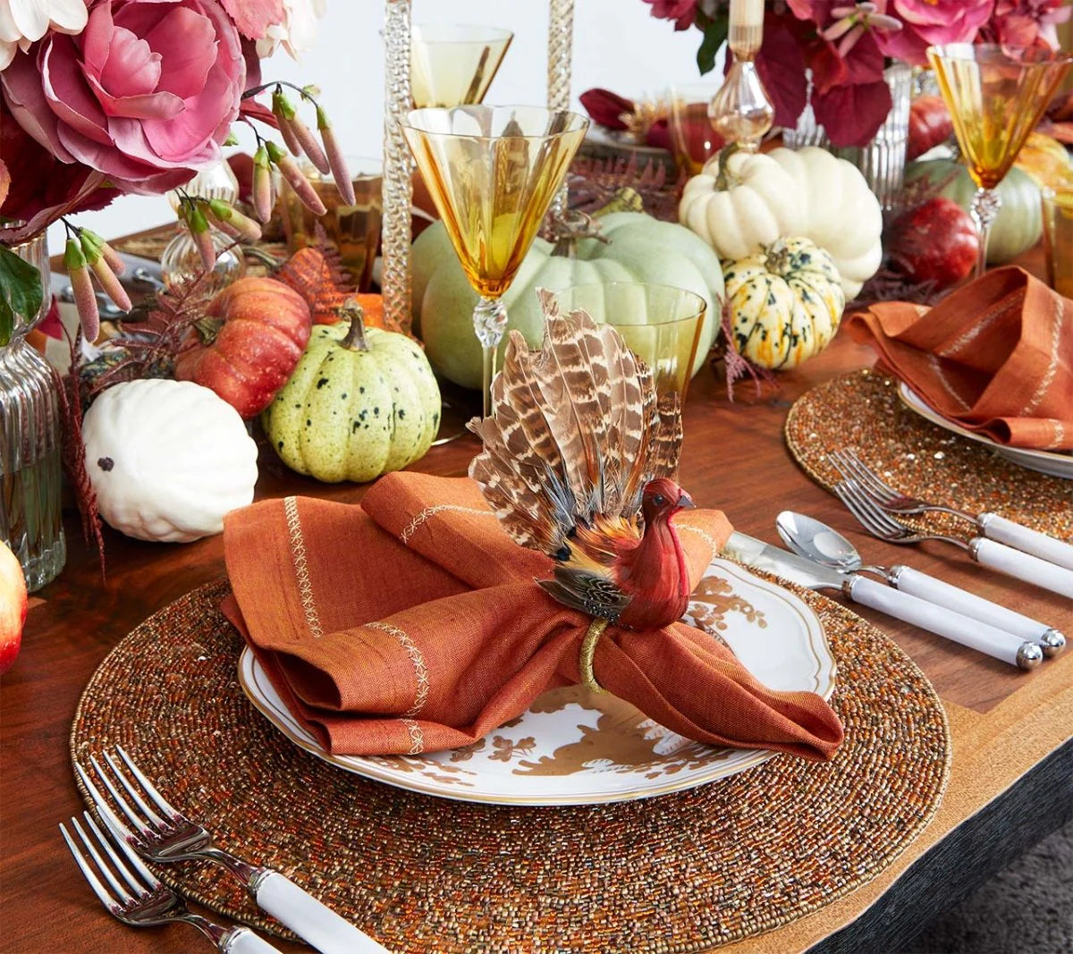 Gobble Napkin Ring, Set of 4