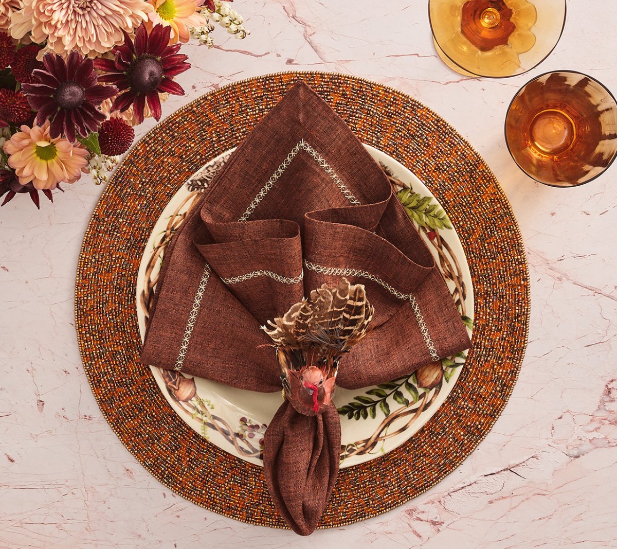 Gobble Napkin Ring, Set of 4