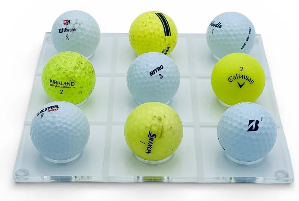 “La Vieja” Luxe Golf Balls Tic Tac Toe