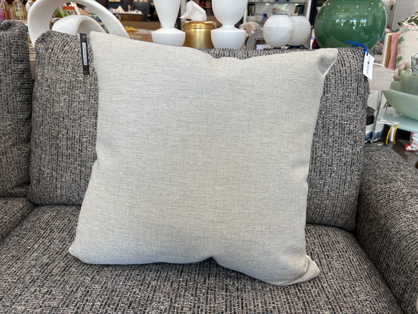 CAMILLE 22X22 PILLOW PALE BLU