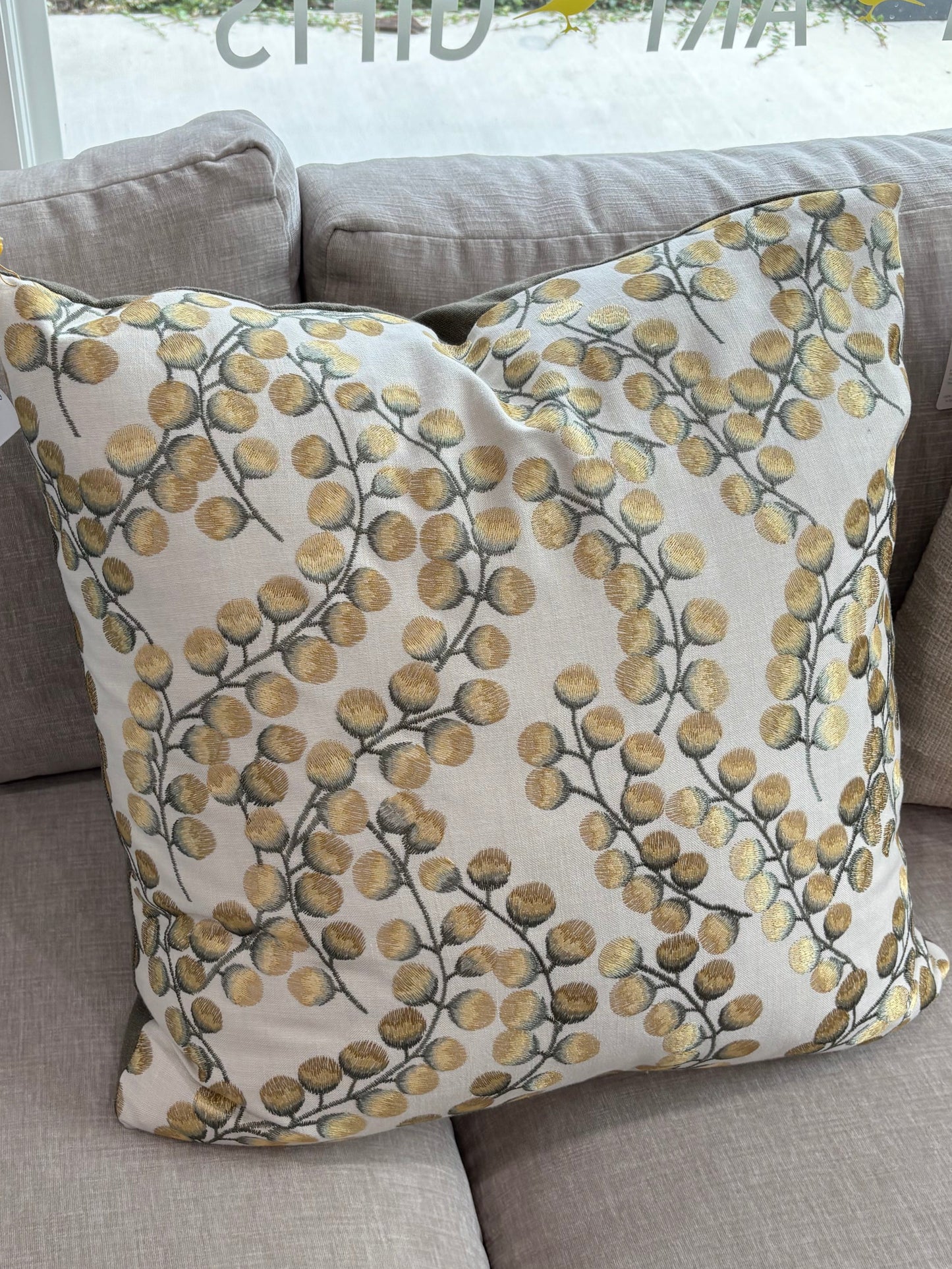 Winslow Gold Pillow - 22 Inch