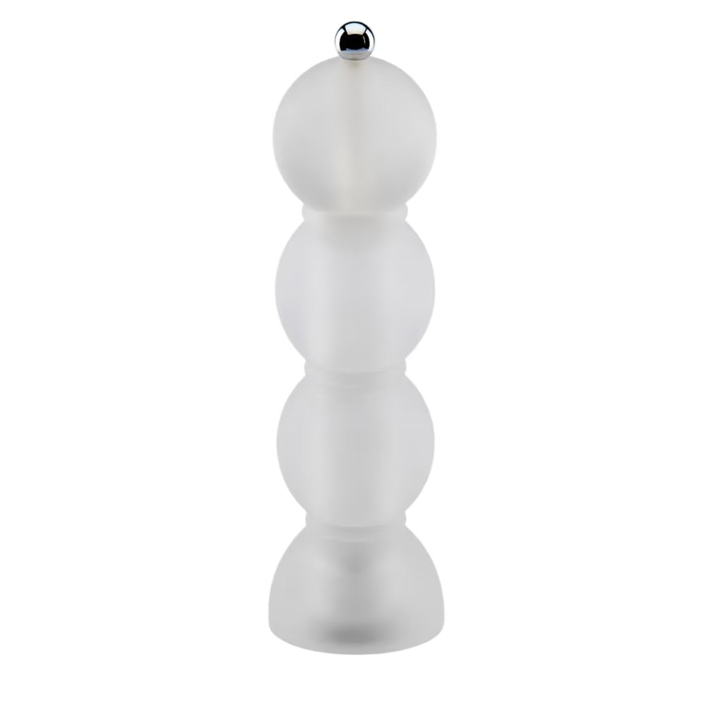 Frosty Clear Icy Mini Bob Salt or Pepper Mill - 24CM