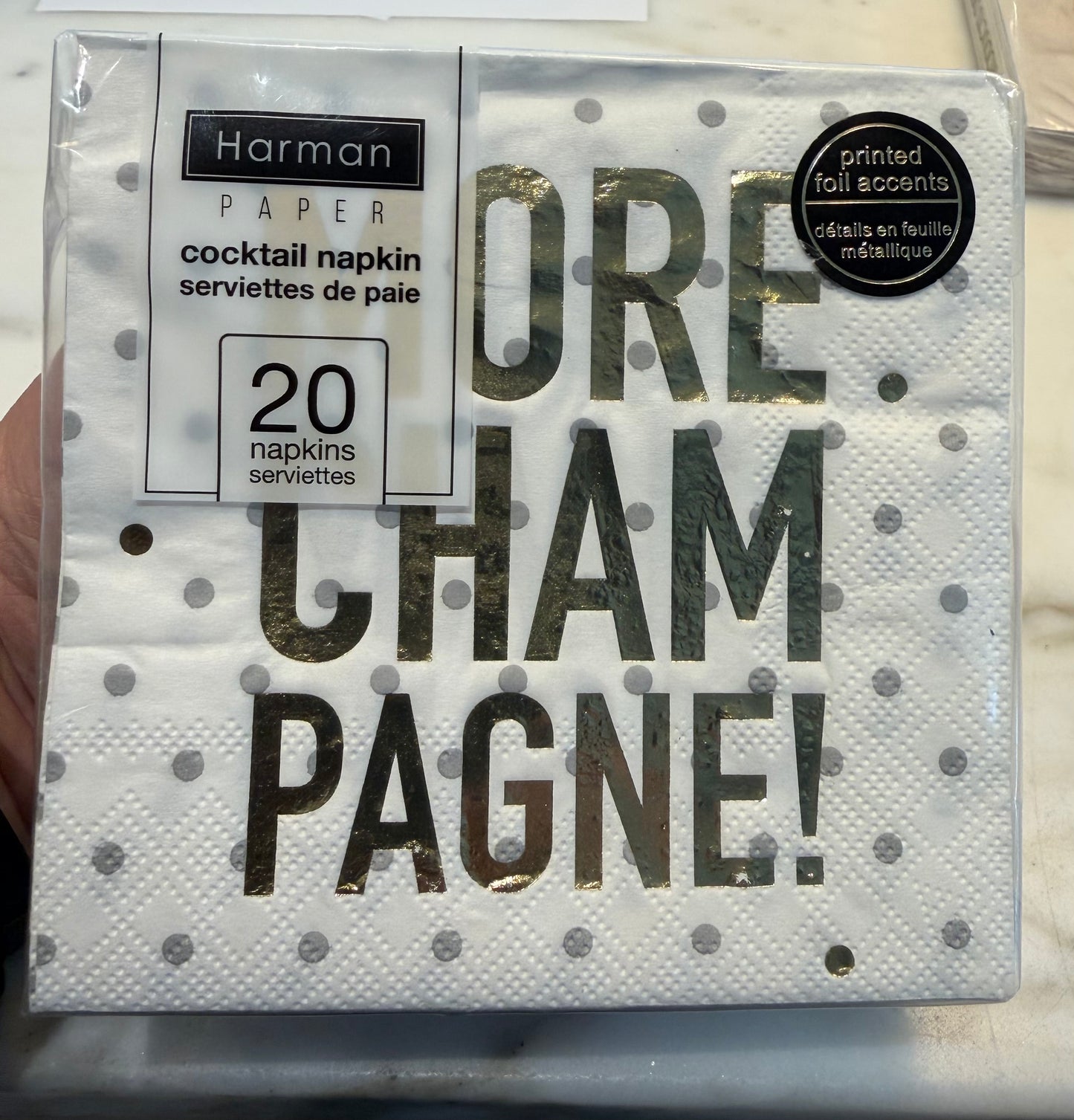 More Champagne Napkins