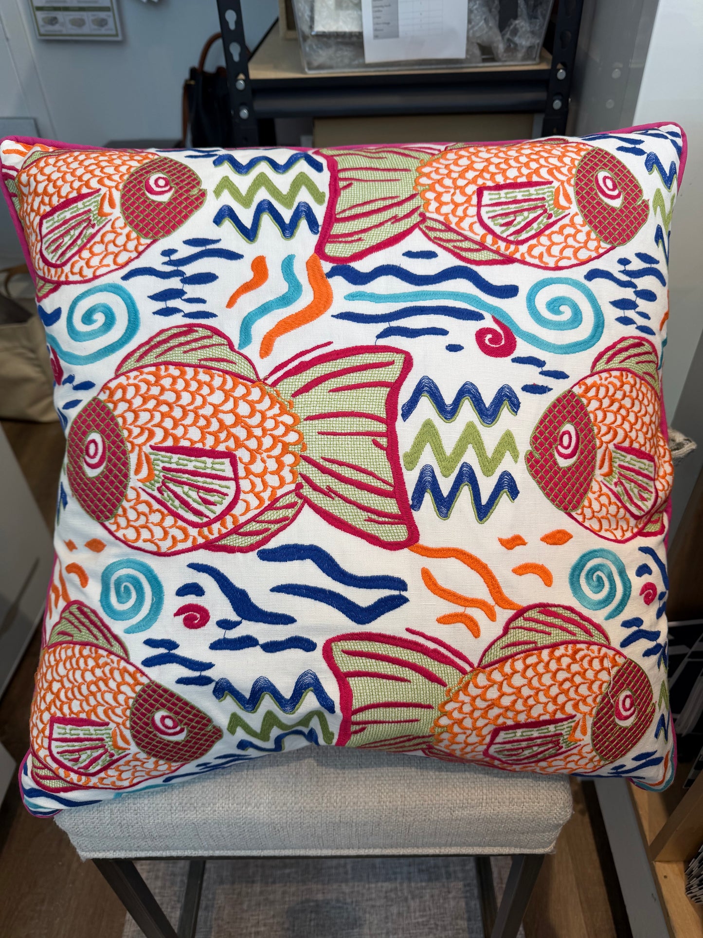 Color Fish Pillow