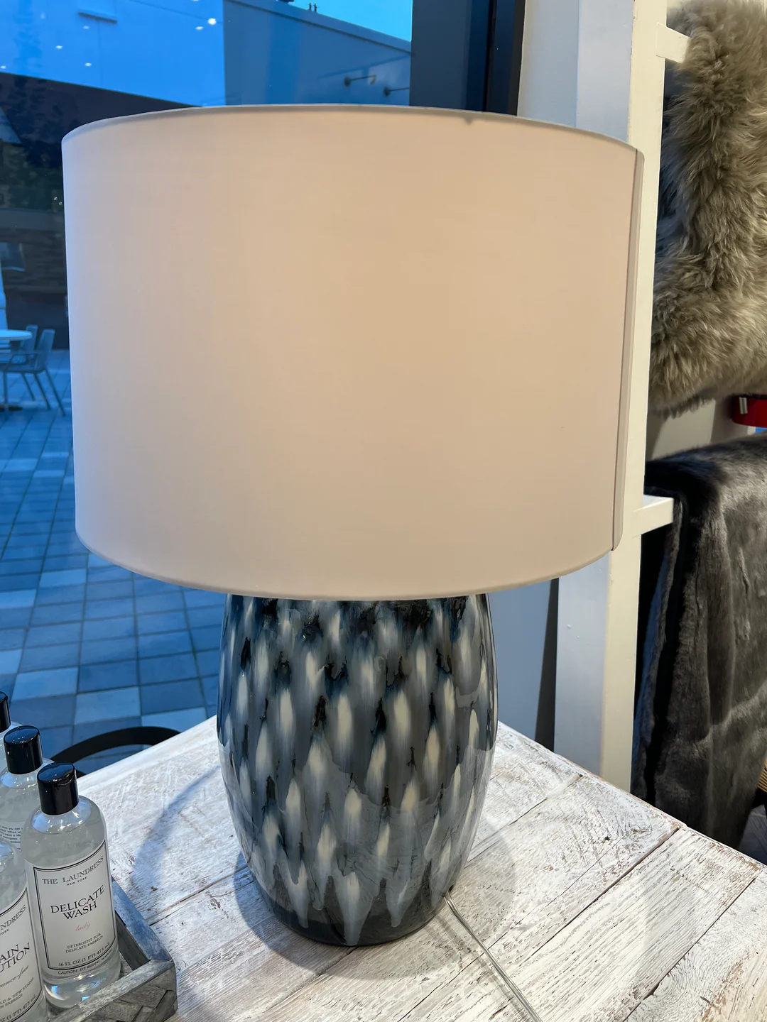 Milner Blue Table Lamp