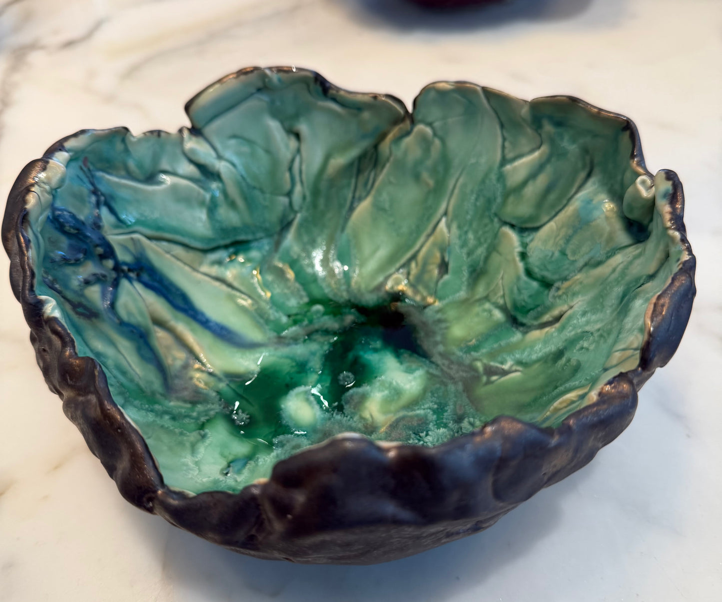 Handcrafted Teal Bowl