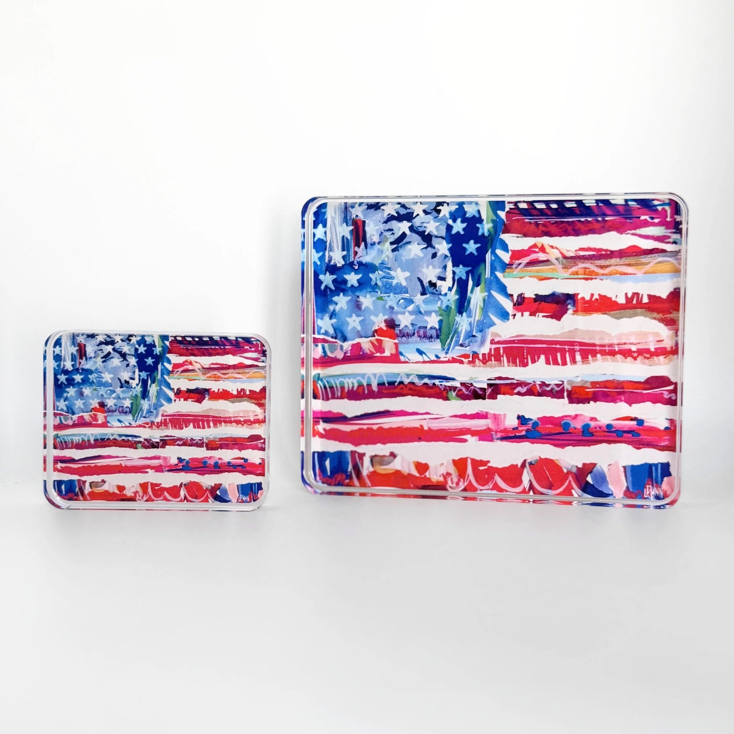 250th Old Glory Acrylic Flag - Bitty