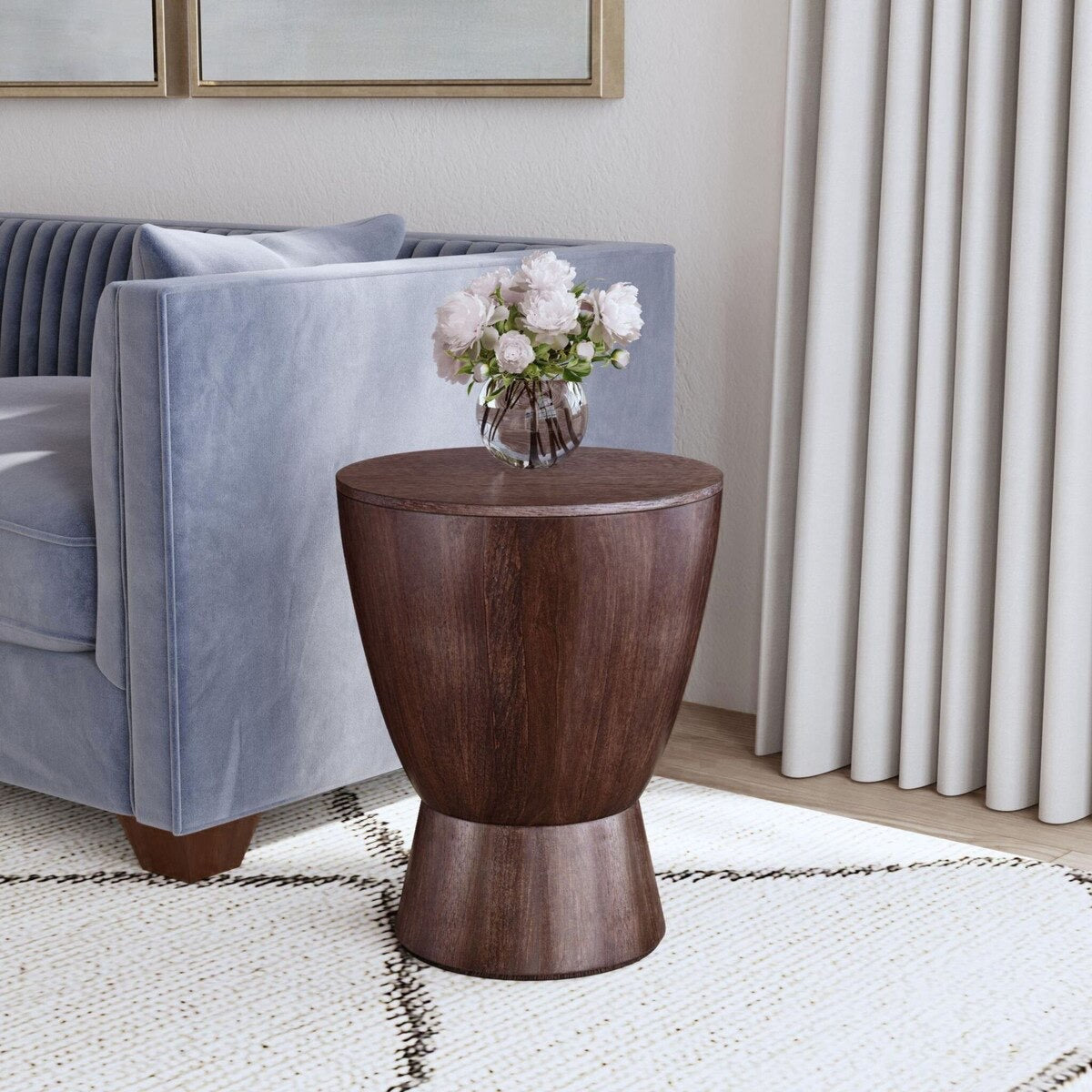 Indigo Road by Egypt Sherrod Quinn Drum Side Table